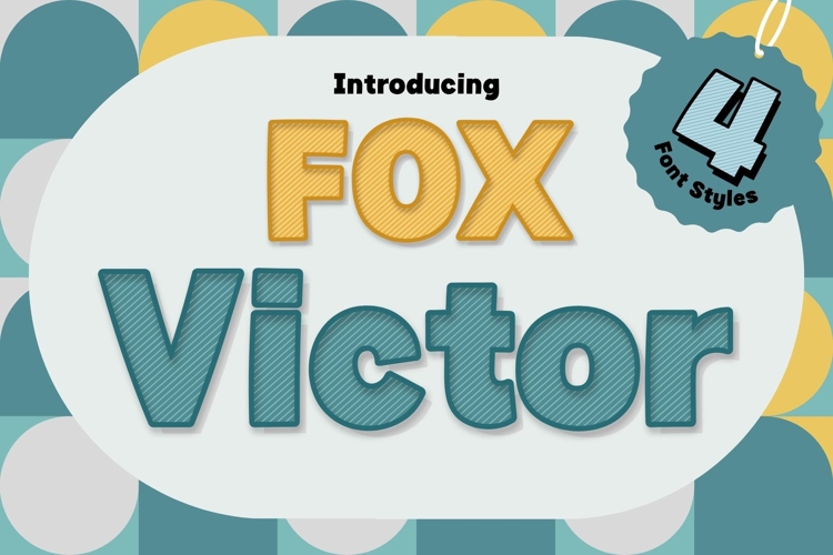 Fox Victor 4 Font Style