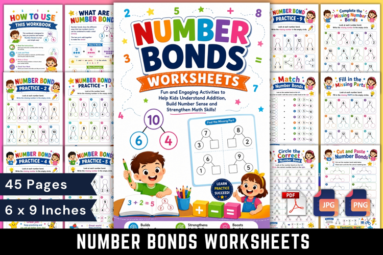 Number Bonds Worksheets