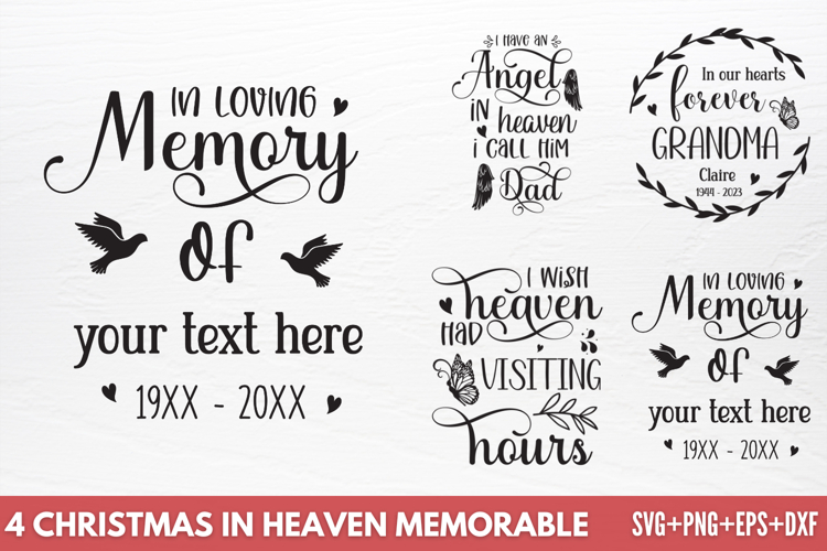 Christmas In Heaven Svg Image 3