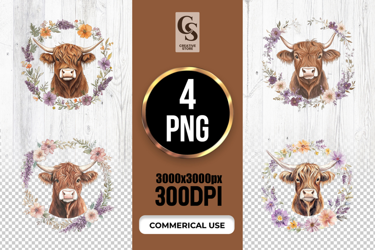 Highland Cow Clipart Image 21