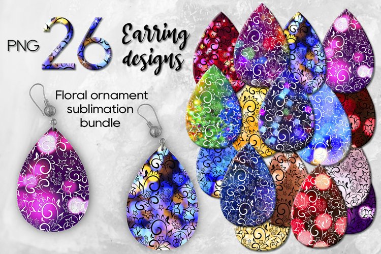 Sublimation Earring Designs Image 12