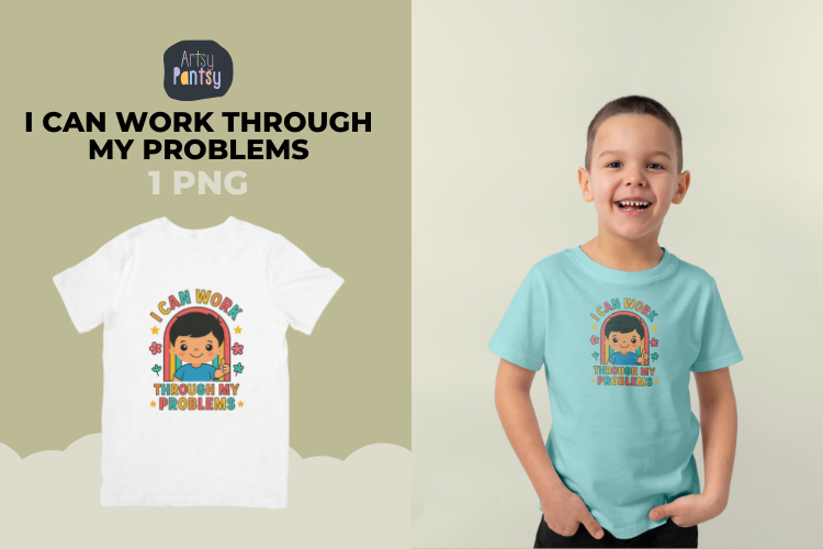I Can Work Through My Problems | Faith Affirmation Clipart