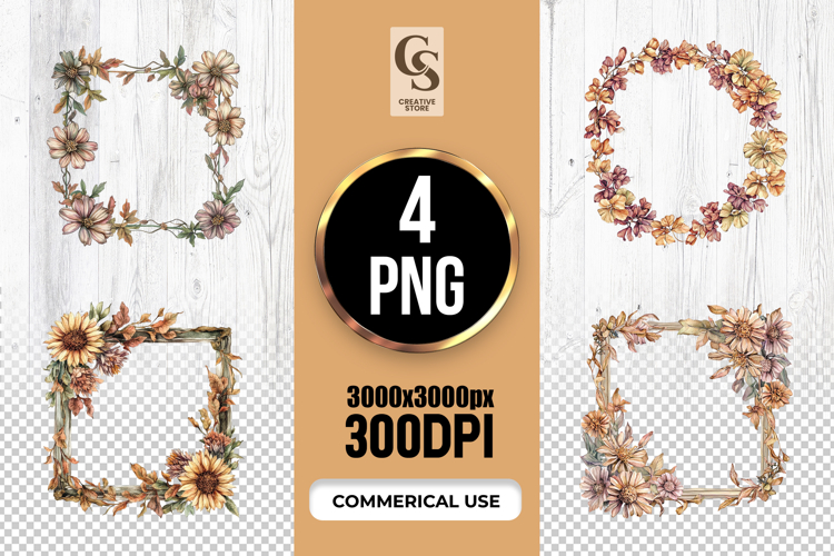 Watercolor Flowers Image 2