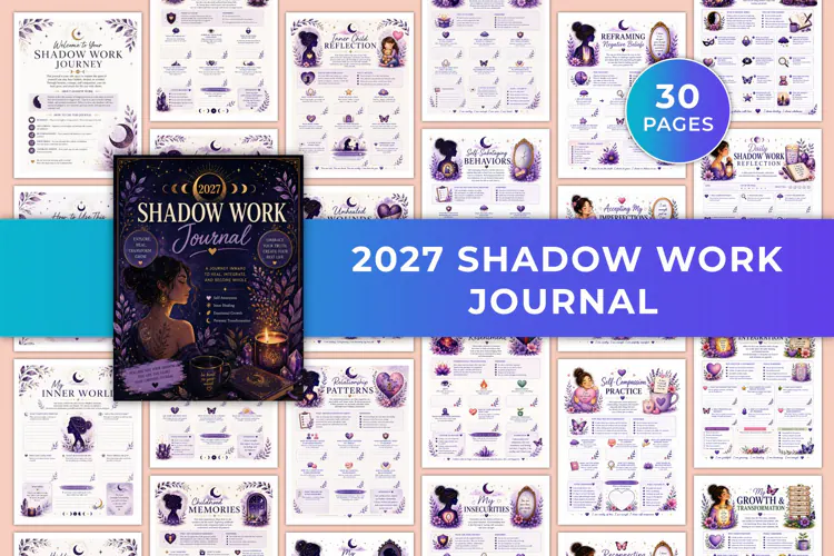 2027 Shadow Work Journal Kdp interiors