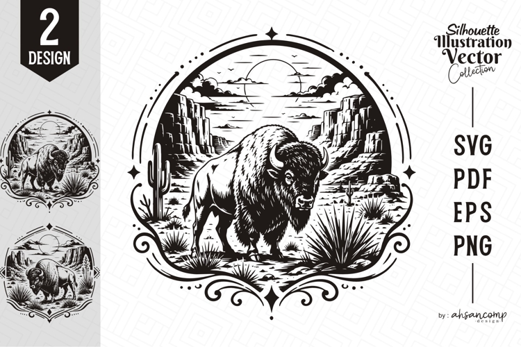 Buffalo Svg Image 3