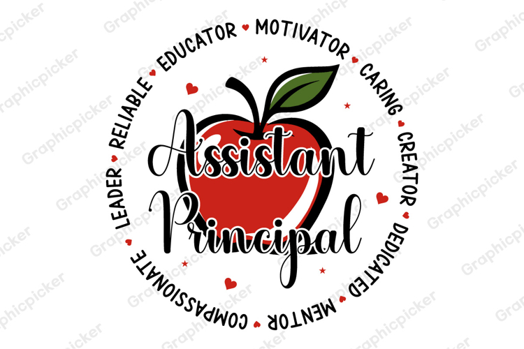 Assistant Principal SVG, Back to School SVG, Back To School