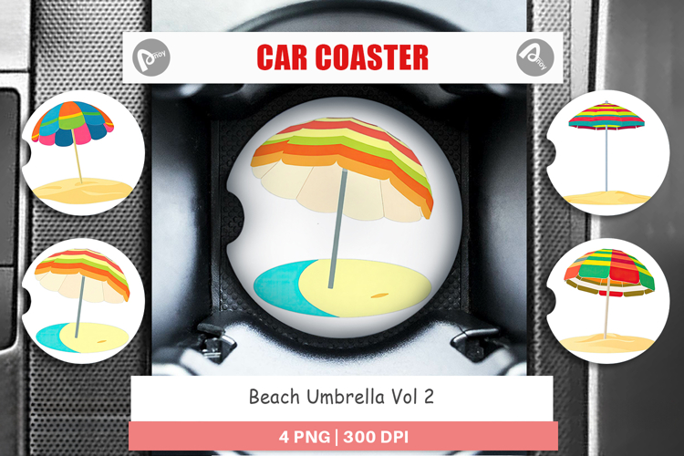 Beach Umbrella Clipart Image 2