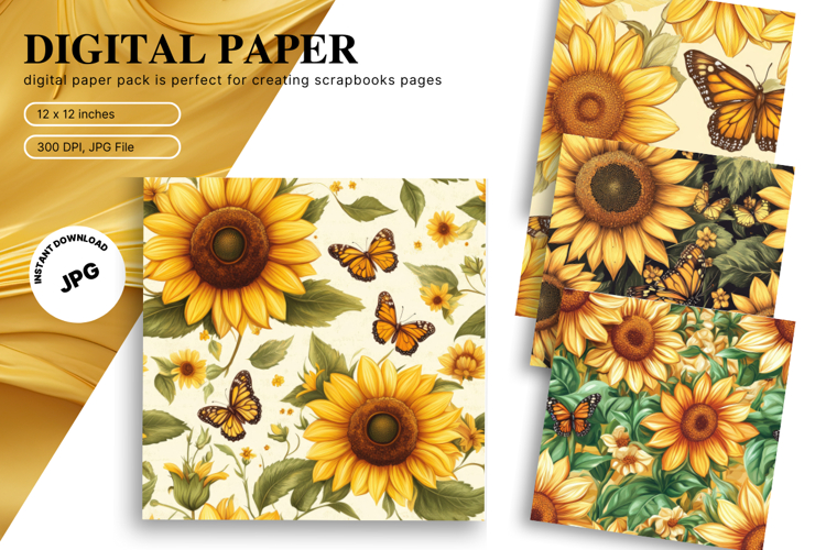 Sunflower Background Image 23