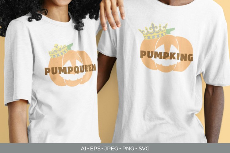PumpKing and PumpQueen SVG File example image 1