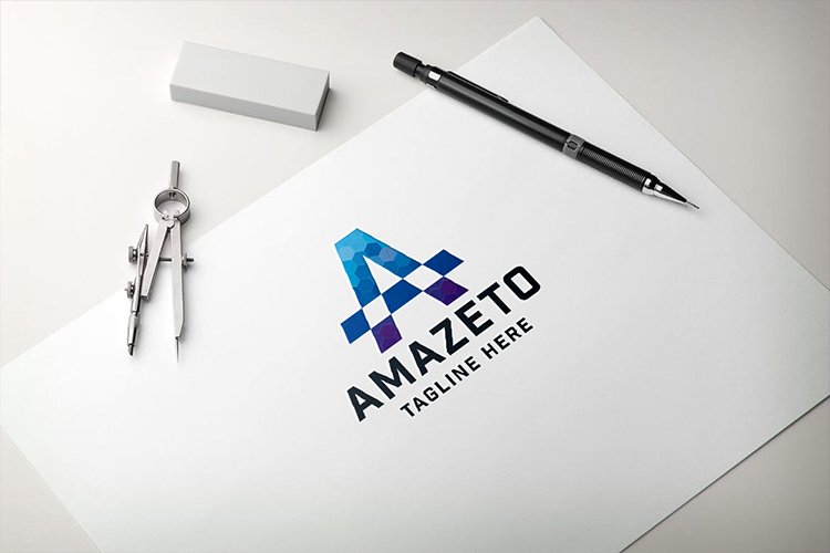 Amazeto Letter A Logo example image 1