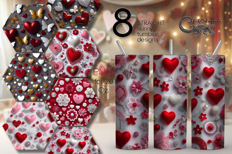 Skinny Tumbler Sublimation Designs Image 15
