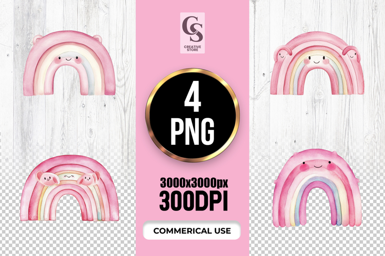 Rainbow Clipart PNGs Image 11