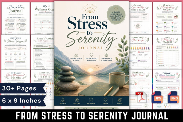 From Stress to Serenity Journal example image 1
