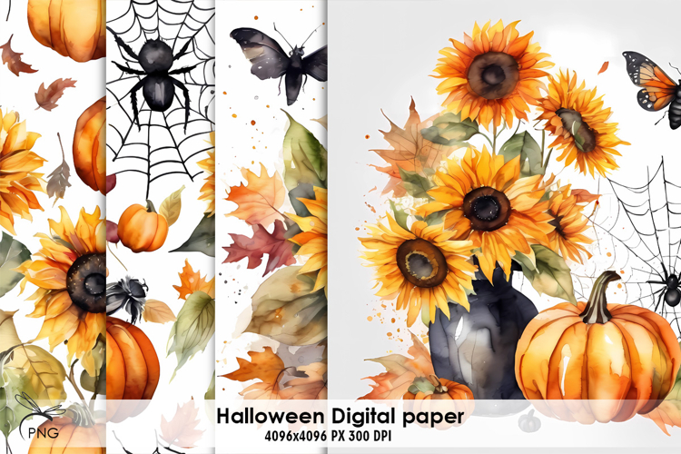 Halloween Scrapbook Paper Image 11