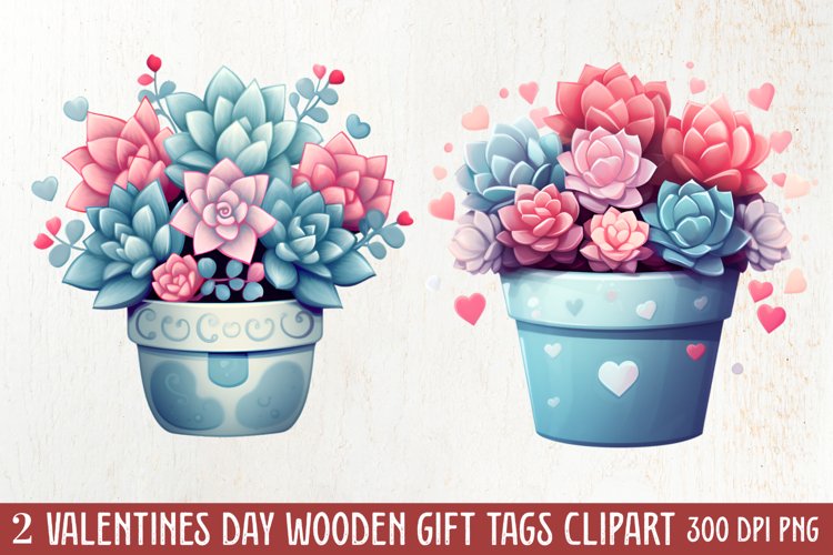 Watercolor Succulent Clipart Image 17