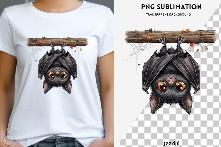 Peeking halloween png design for T-shirts example image 1