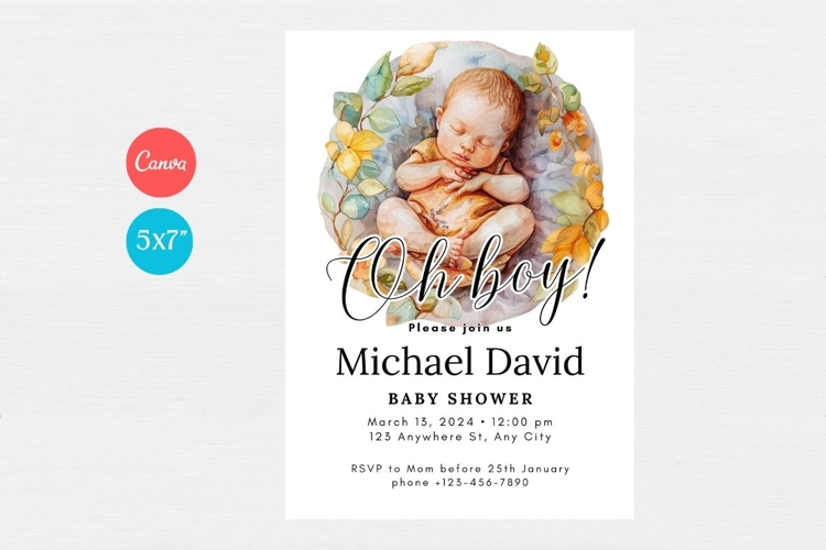 Baby Shower Invitation Template 167