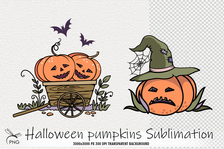 Halloween pumpkins Sublimation