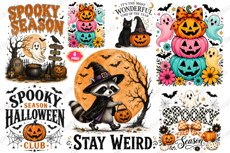 Funny Halloween PNG, Spooky Season PNG, Cute Pumpkin PNG
