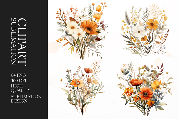 Flower Bouquet Clipart Image 24