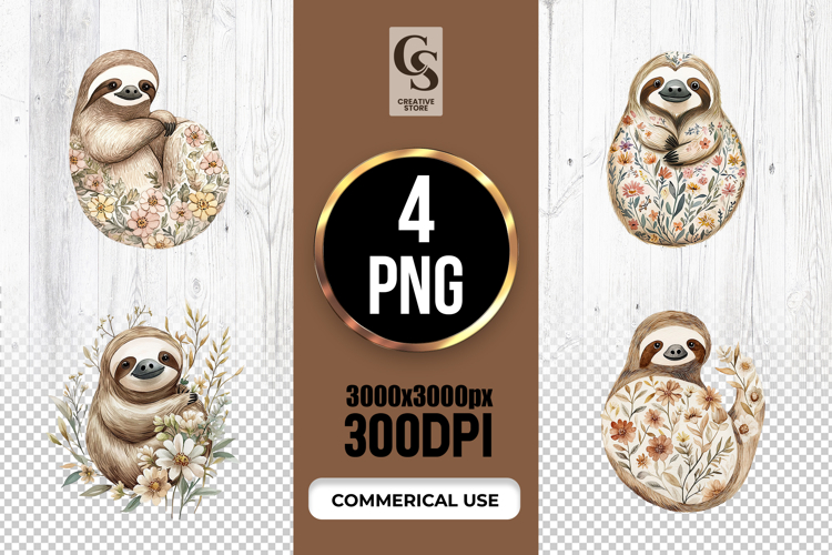 Sloth Illustration Image 2