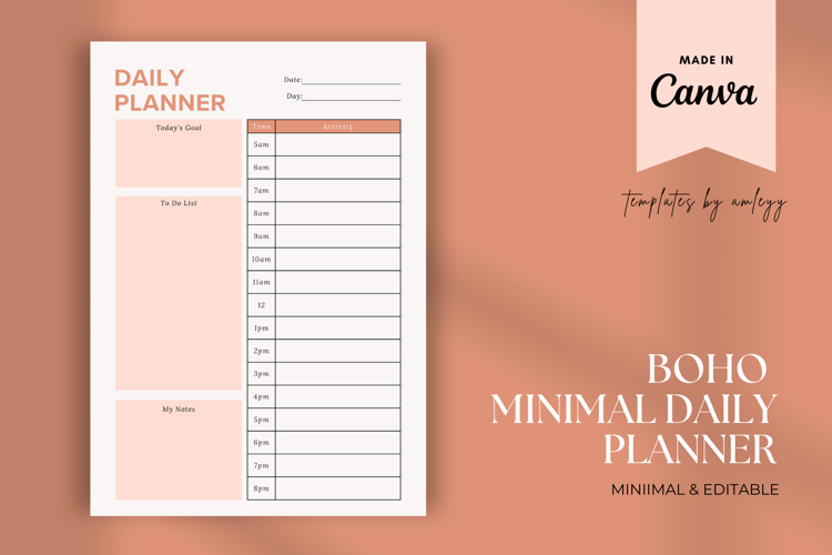 Daily Digital Planner Templates Image 4