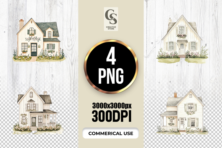 Farmhouse Clipart Image 18