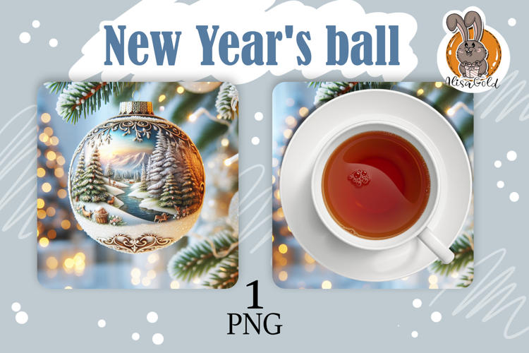 Christmas tree ball, stand for hot food