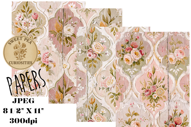 Shabby Chic, Papers, Junk Journal