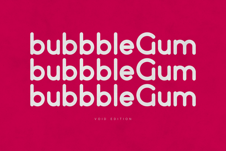 Bubble Gum Playful Rounded Display Font