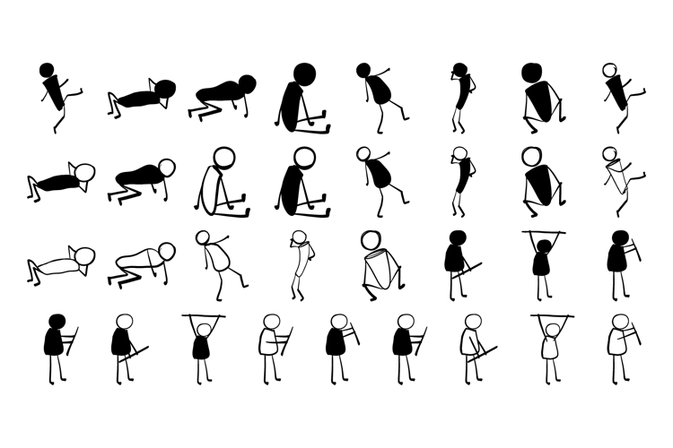 Stick Figure Vector Image 15