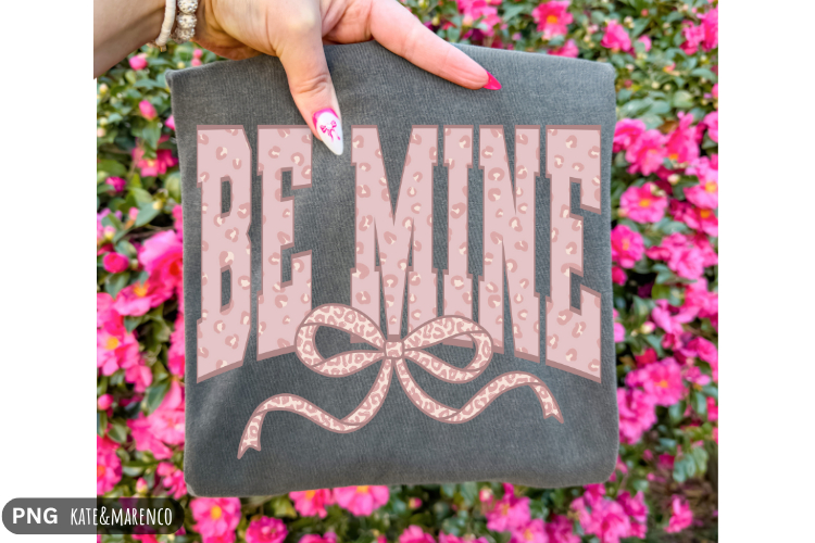 Preppy Valentines Day PNG | Be Mine PNG | Valentine Coquette