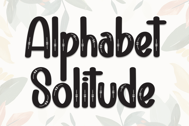 Classy Alphabet Font