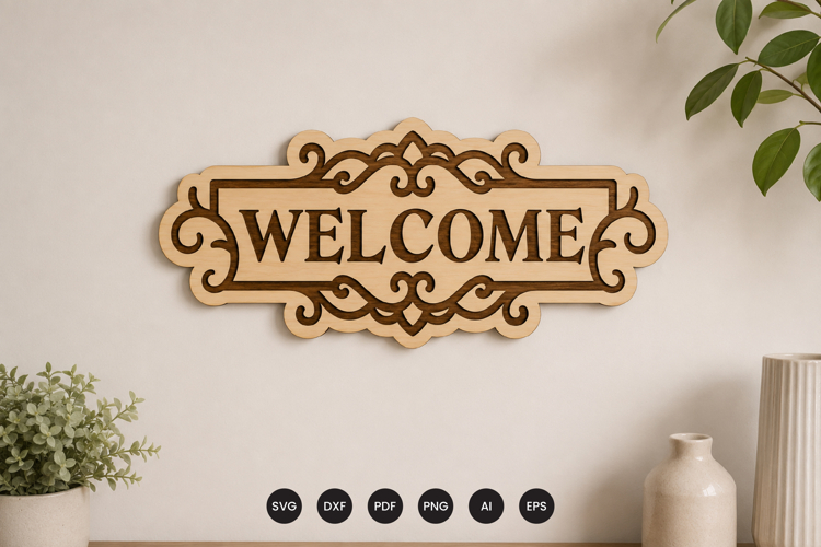 Welcome Sign Lasercut