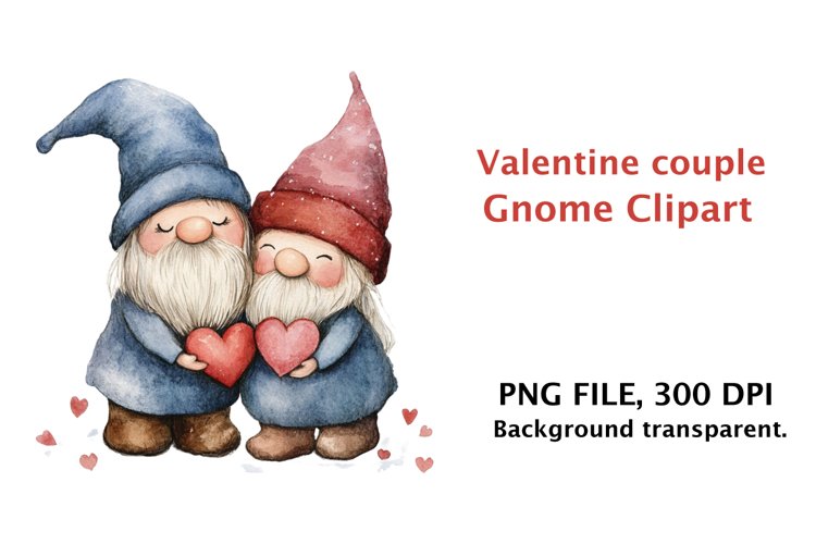 Valentine Gnome Clipart Image 11