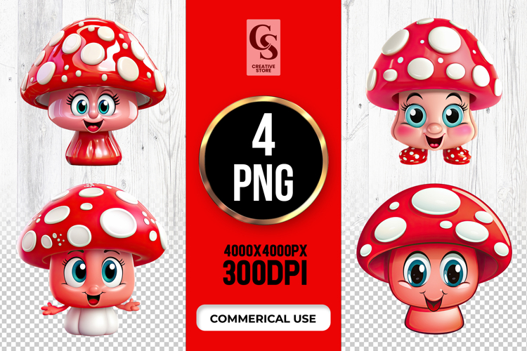 Mushroom Clipart Image 9