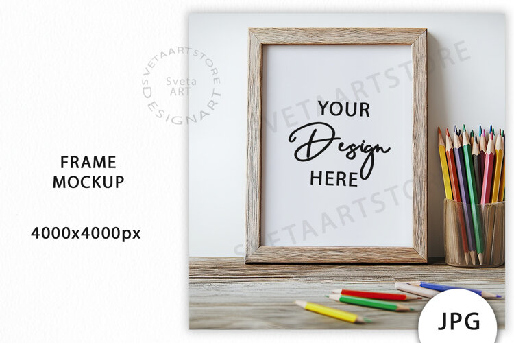 Frame Mockup JPG example image 1