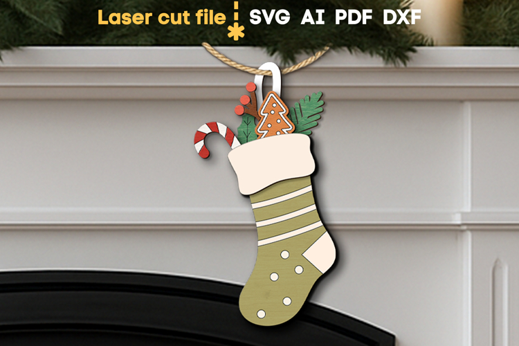 Stocking Svg Image 5
