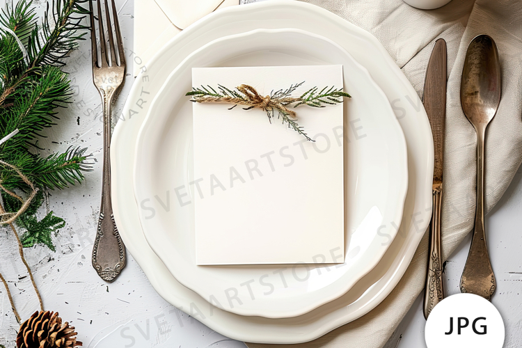 Christmas Aesthetic Mockup JPG