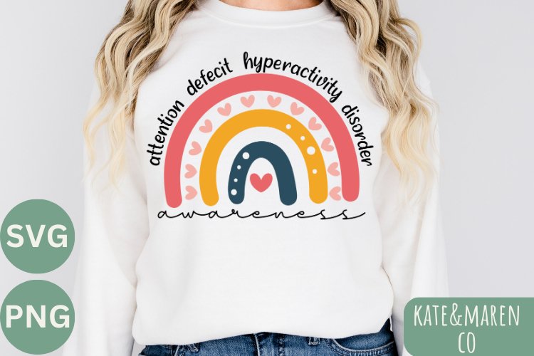 ADHD Awareness SVG |ADHD SVG |Neurodiverse SVG (2590063)