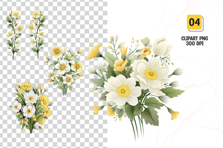 White Flowers Png Image 2