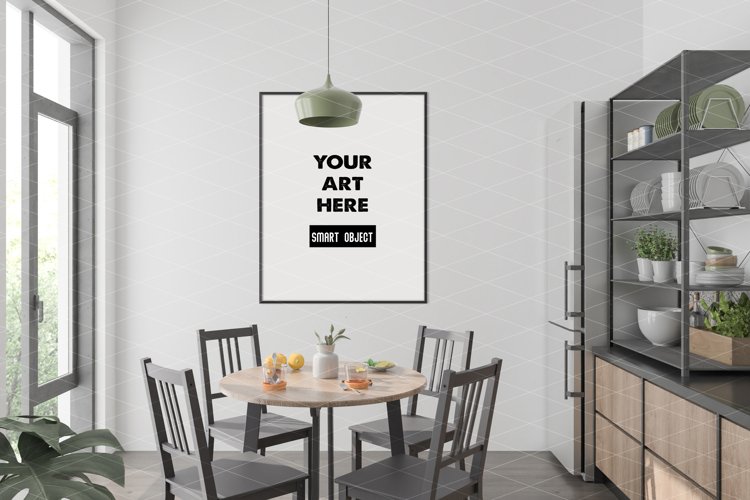 Vertical frame mockup - movable & scalable frame example image 1