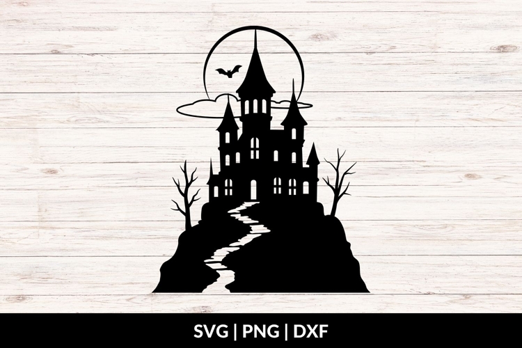 Victorian Haunted House SVG, Halloween SVG