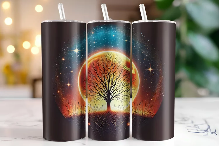 Tree Tumbler Wrap | Sublimation | Tumblers
