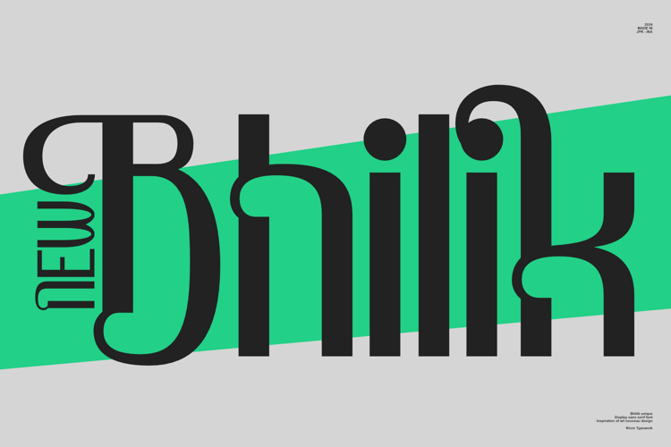 Bhilik - Sans Serif Unique example image 1