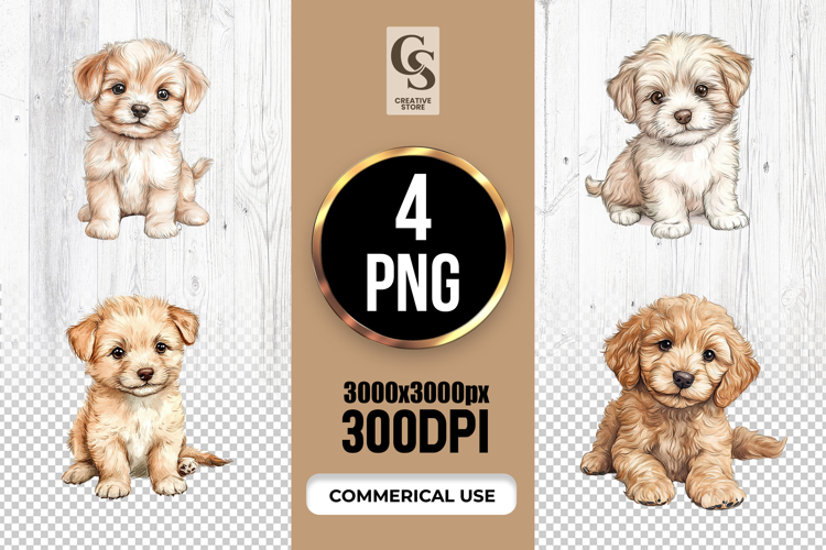 Cute Puppy Clipart Image 2