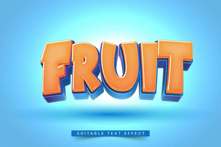 Editable Text Effect for Illustrator. Vector Graphic styles