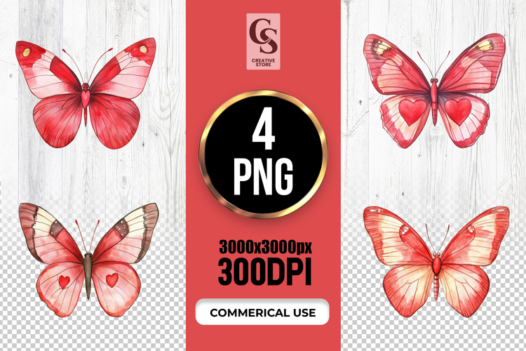 Cute Butterfly Clipart Image 4