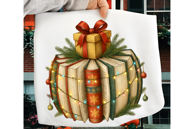 Bookish Christmas PNG Christmas Tree PNG, Christmas Book