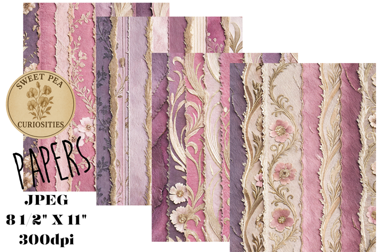 Shabby Chic, Papers, Junk Journal